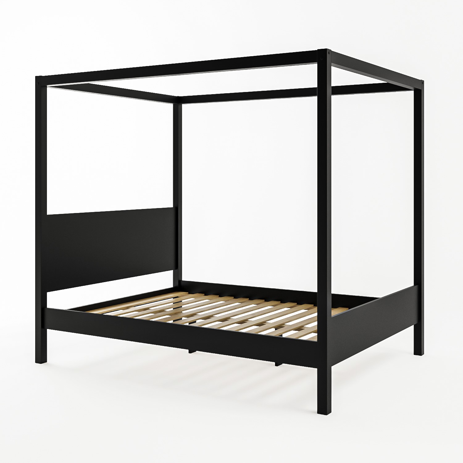 Read more about King size four poster bed frame in black victoria